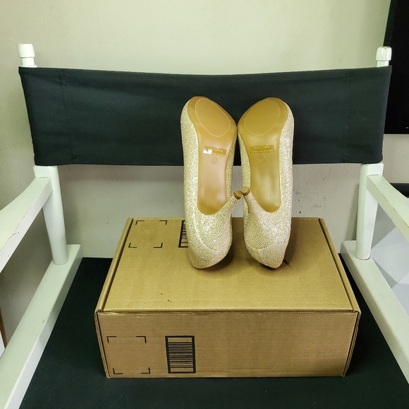 DREAM PAIRS Womens Tiffany Heel Dress Pump Size 10 - Picture 8 of 10